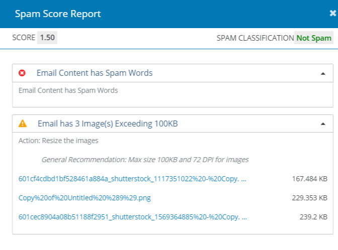 6033eaa43ede91aaf8c5f6f5 Mkm Spam Score Report